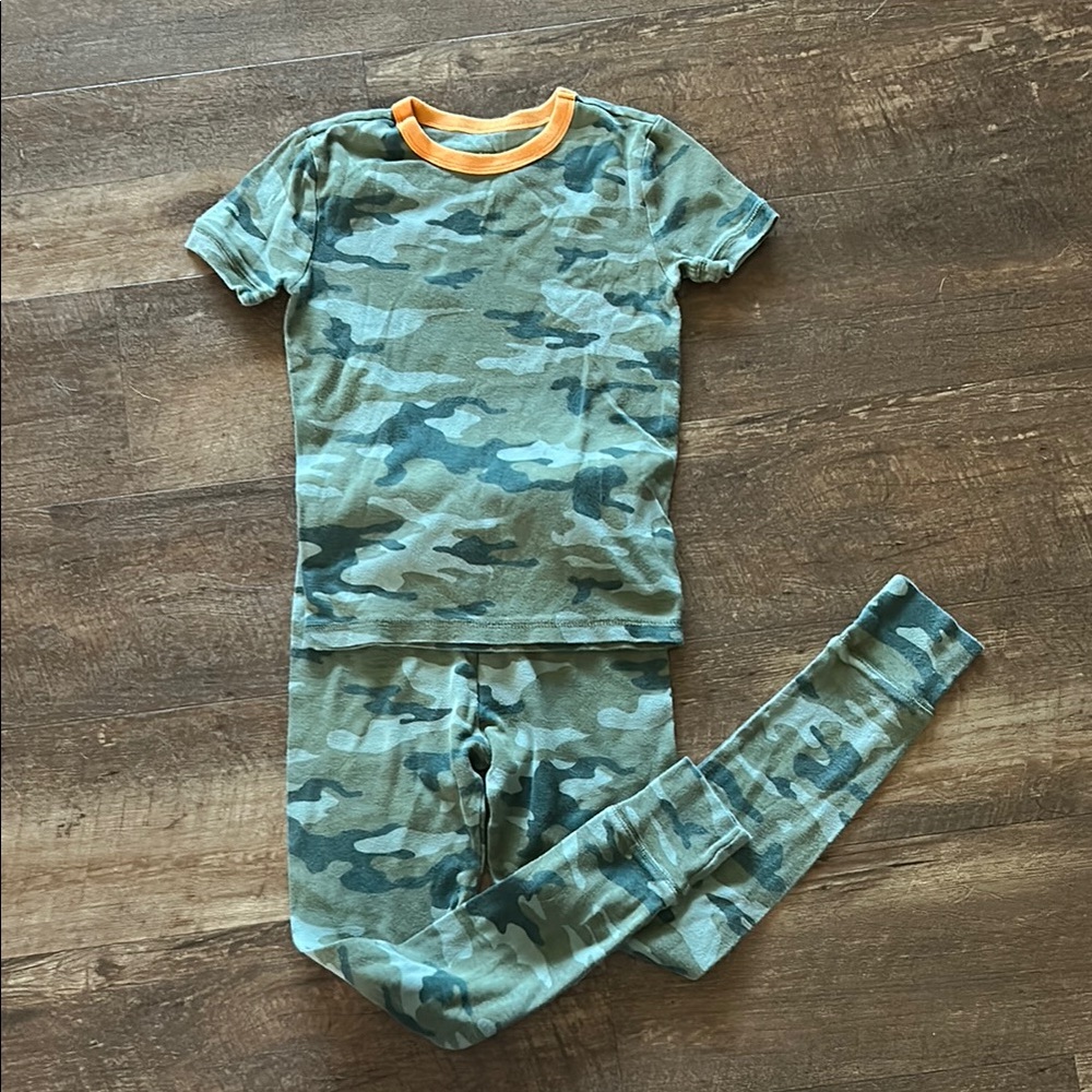 GAP Kids Camouflage Organic Cotton Pajama Set